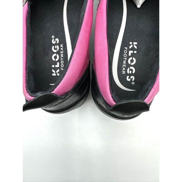 Klogs Ashbury Zen Tangle Slip On Clogs Pink/ Black Size 6.5M - Picture 7 of 9